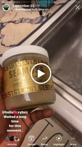 Customer video review of The Wellness Trio Sea Moss Gel Combo