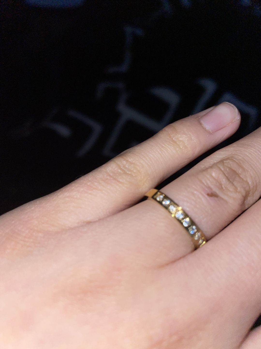 Customer photo review of Belinda Ring | 18K vergoldet