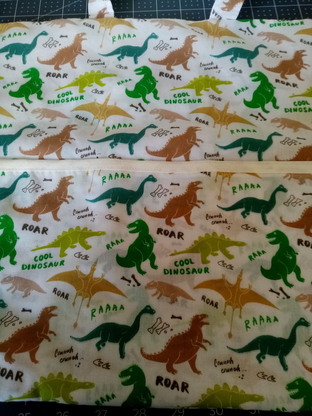 Customer photo review of Cool Dinosaurs Polycotton Fabric