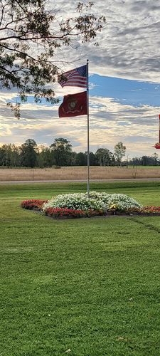 Customer photo review of 3x5ft 2-ply polyester American Flag (Most Popular Size)