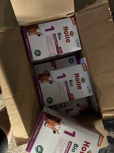 Customer photo review of Holle Cow Stage 1 Organic (Bio) Infant Milk Formula (400g), 1 Box