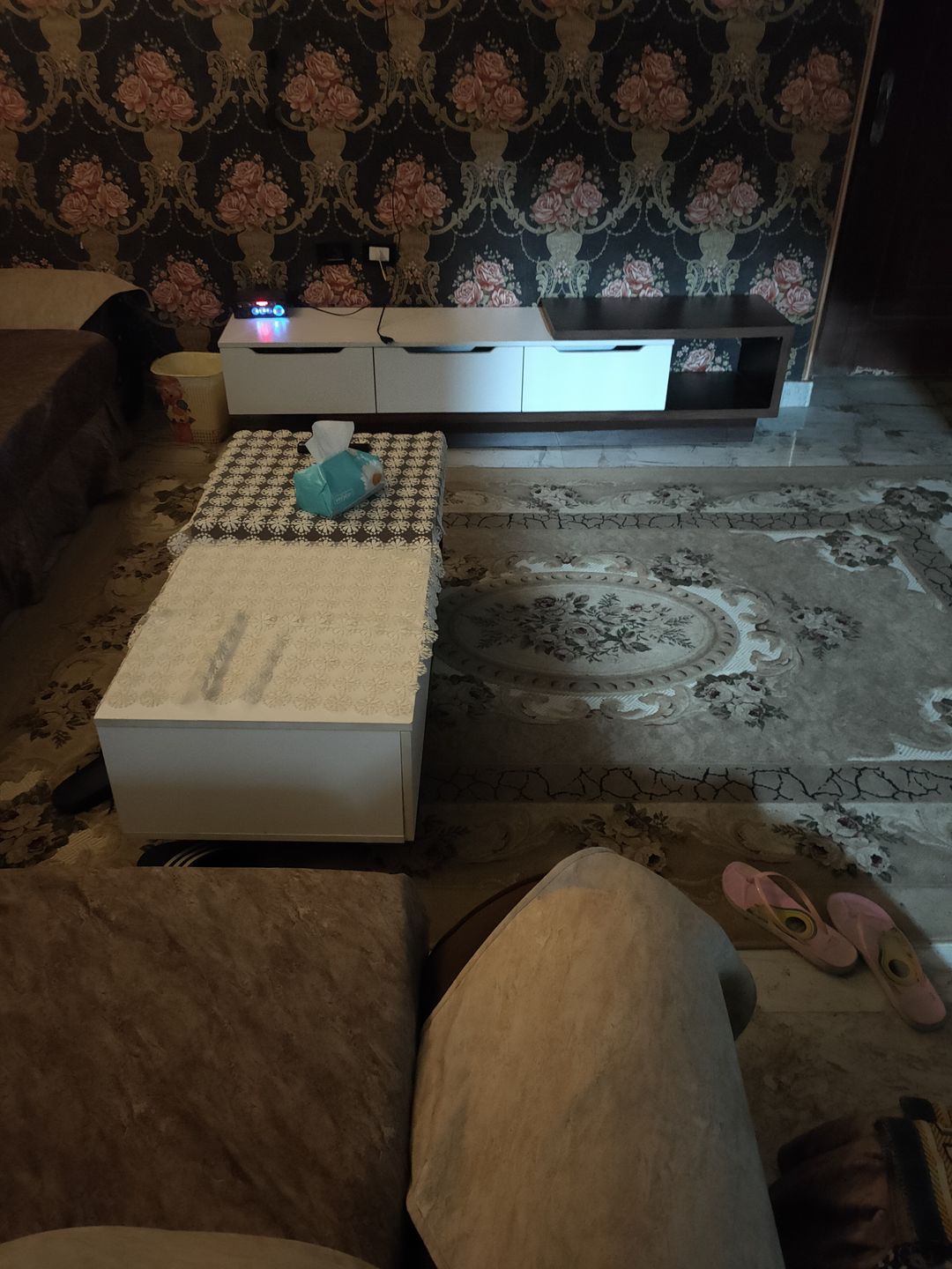 Customer photo review of ترابيزة تليفزيون مع ترابيزة قهوة-HQ76