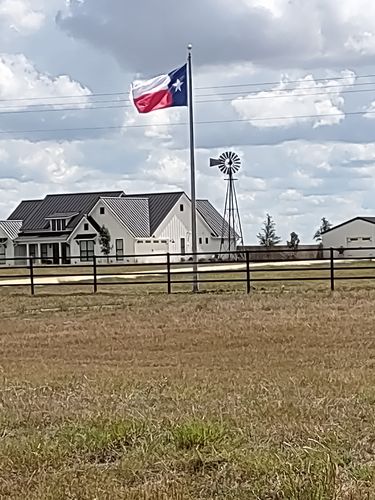Customer photo review of 5x8ft  Texas Flag (Popular Size)