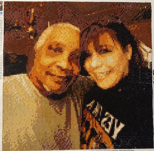 Customer photo review of Your Advanced Custom Diamond Painting Kit - Premium Quality