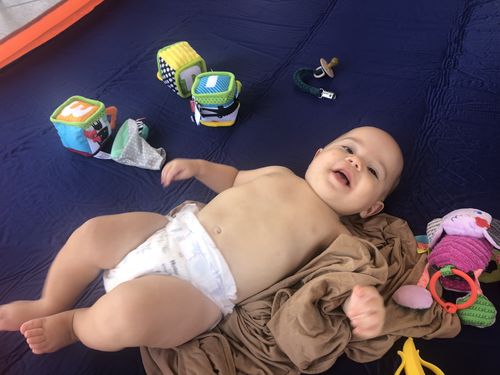 Customer photo review of Pop N' Go™ Mattress Pad