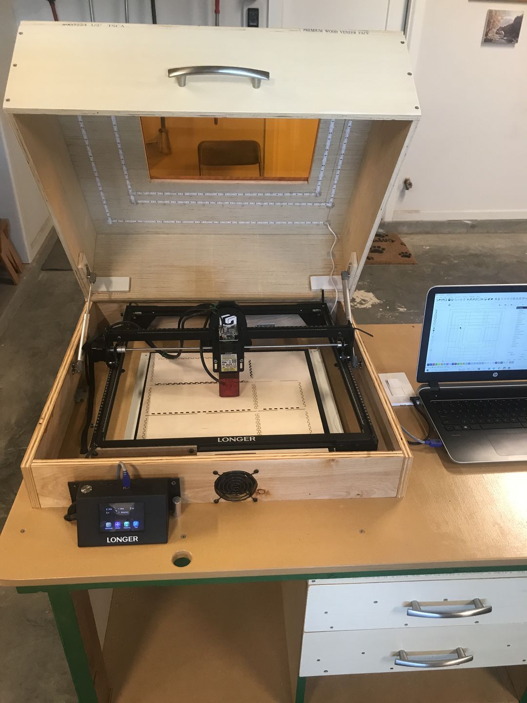 Customer photo review of Air Assist Kits for RAY5 Laser Engraver