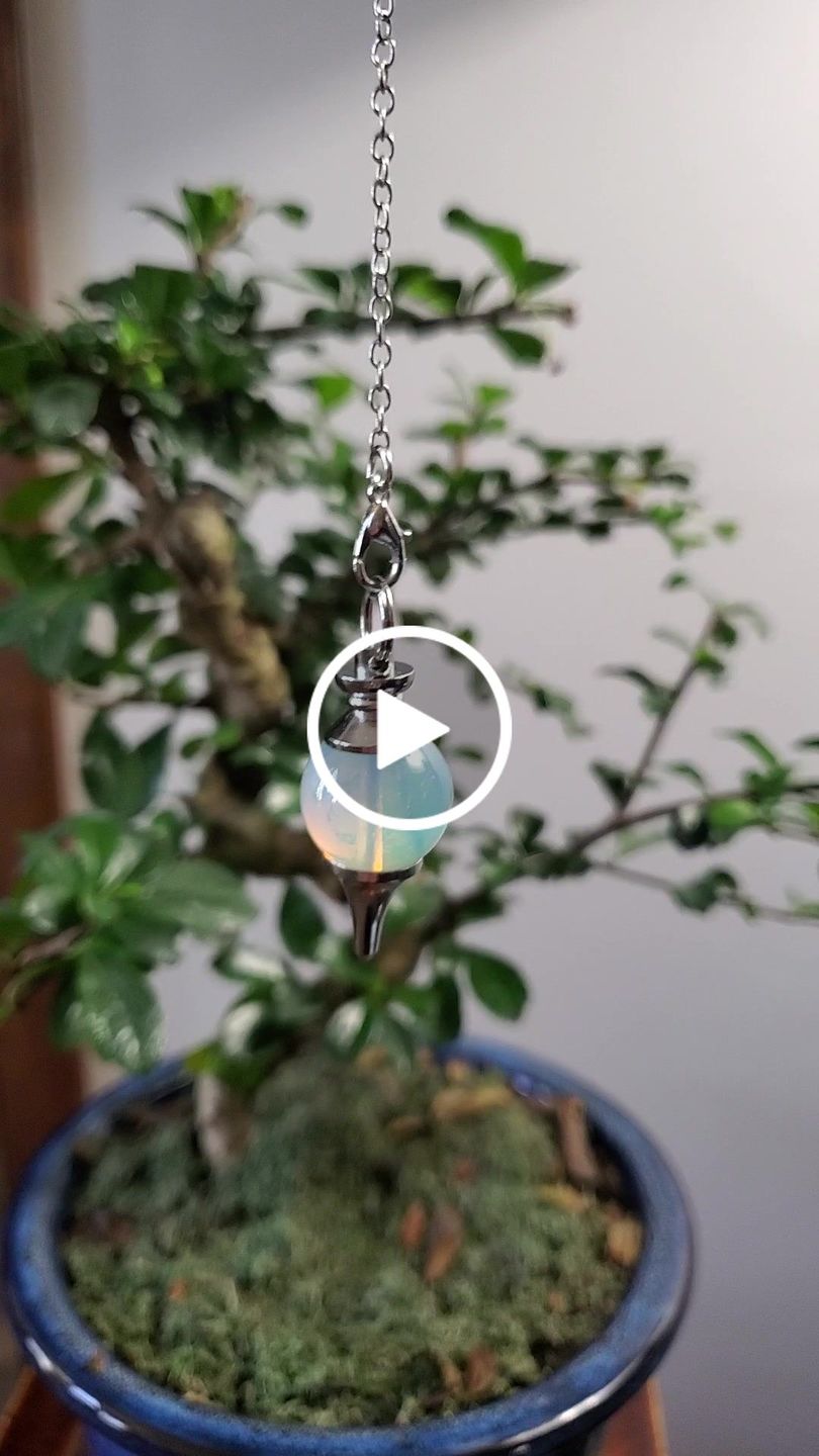 Customer video review of Healing Energy Opalite Crystal Pendulum