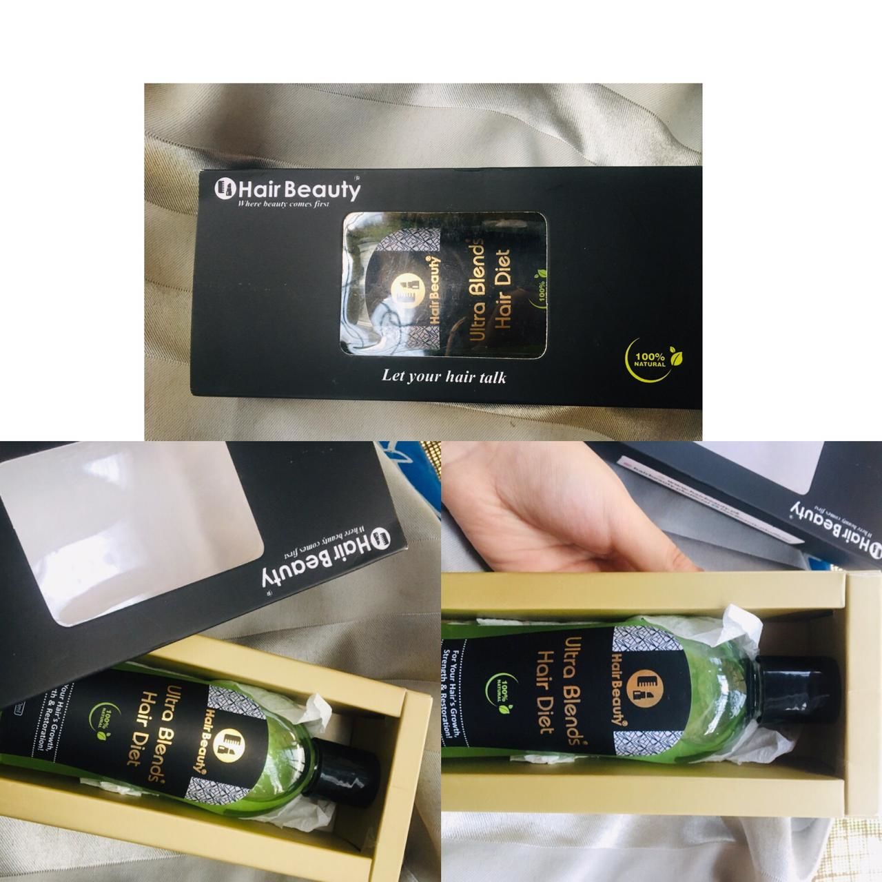 Customer photo review of Ultra Blends Hair Diet