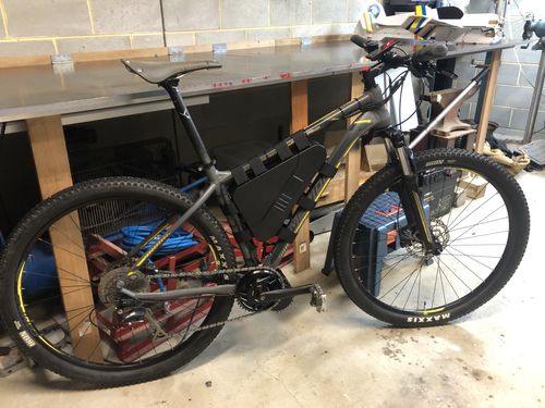 Customer photo review of Bafang 52V 1000W BBSHD / BBS03 Conversion Kit & 25.6Ah Triangle Battery