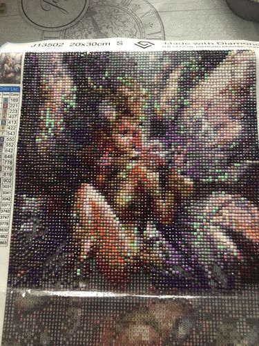 Customer photo review of Fairy - Premium Diamond Painting Kit