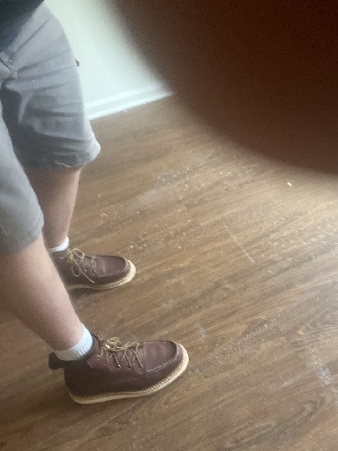 Customer photo review of Irish Setter by Red Wing Men's Ashby Soft Toe 6-inch Lace-Up Boots 83605