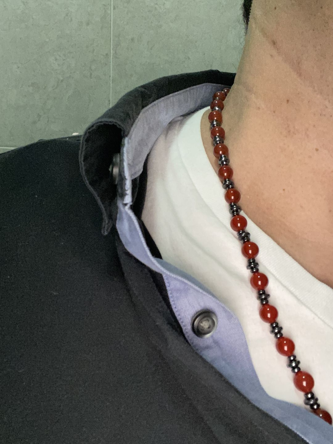 Customer photo review of Codificador Ágata Cornalina (8 mm)