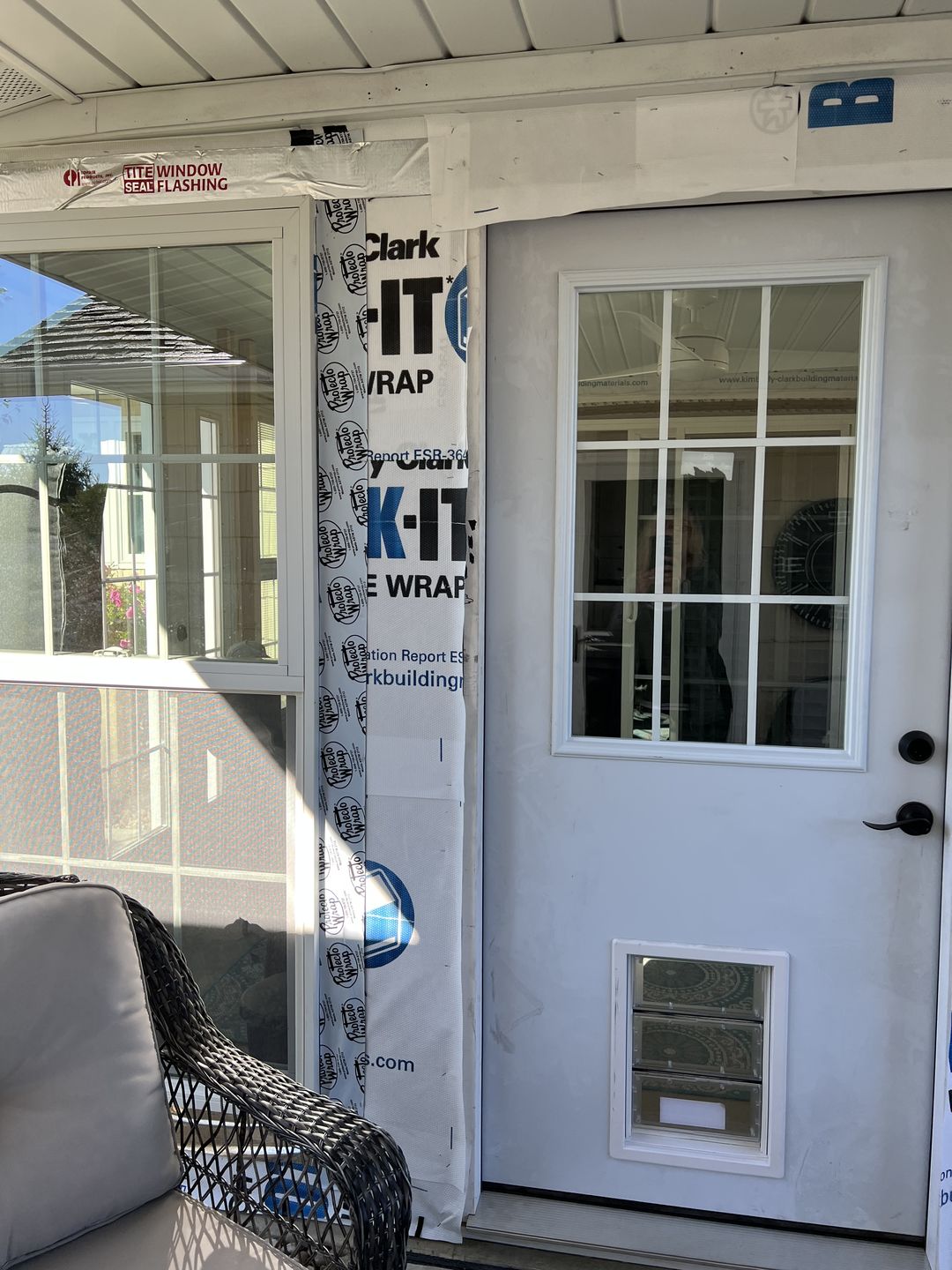 Customer photo review of Grills Between Glass 9 Lite Glass and Frame Kit (Half Lite 24" x 38" Frame Size)