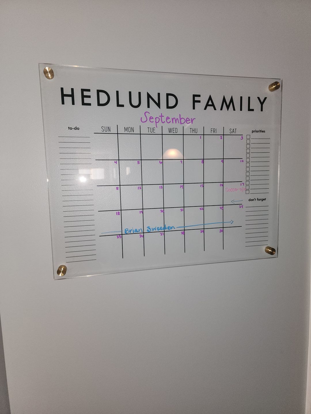 Customer photo review of Monthly Horizontal + 3 custom sections | Madi Style