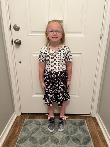 Customer photo review of "Little Miss Smarty Pants" [Everyday Collection] School Dress