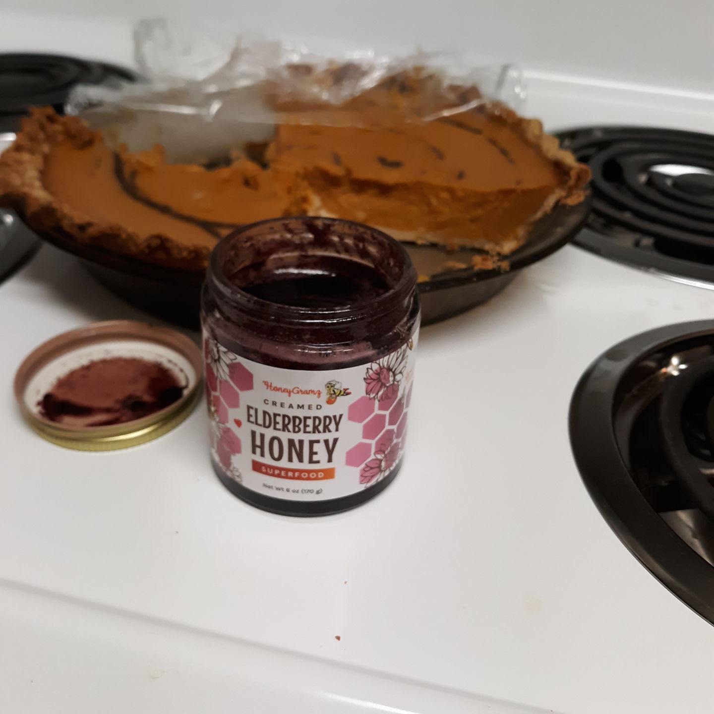 Customer photo review of Organic Elderberry Honey