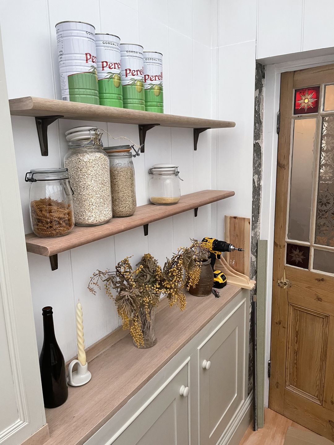 Customer photo review of Heritage Cast Iron Shelf Bracket