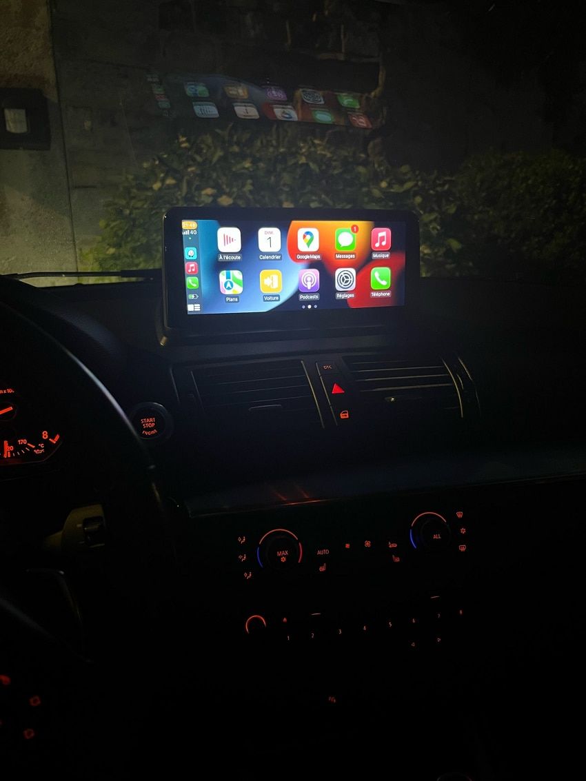Customer photo review of BMW 1 Series (E81, E82, E85, E87, E88) 10.25" Multimedia Display Touchscreen + Built-in Wireless CarPlay & Android Auto (2004 - 2012) (LHD & RHD)