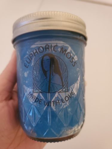 Customer photo review of Blue Spirulina, Honey Sea Moss Gel