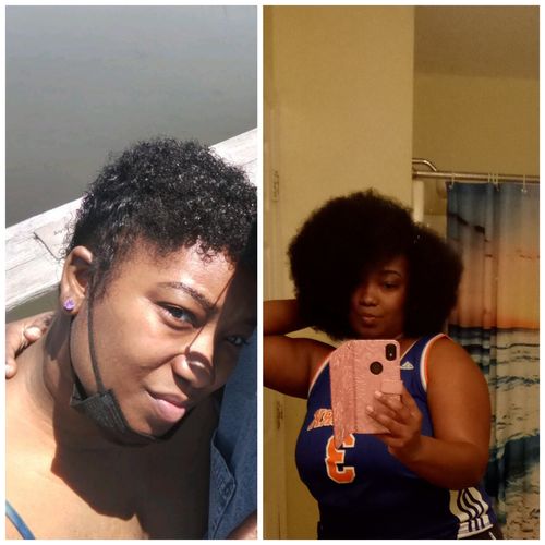 Customer photo review of Hydra-Moisture Curls Popping Kit