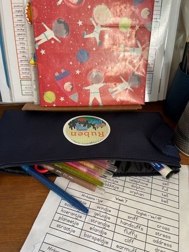 Customer photo review of Pencil Case - Blue