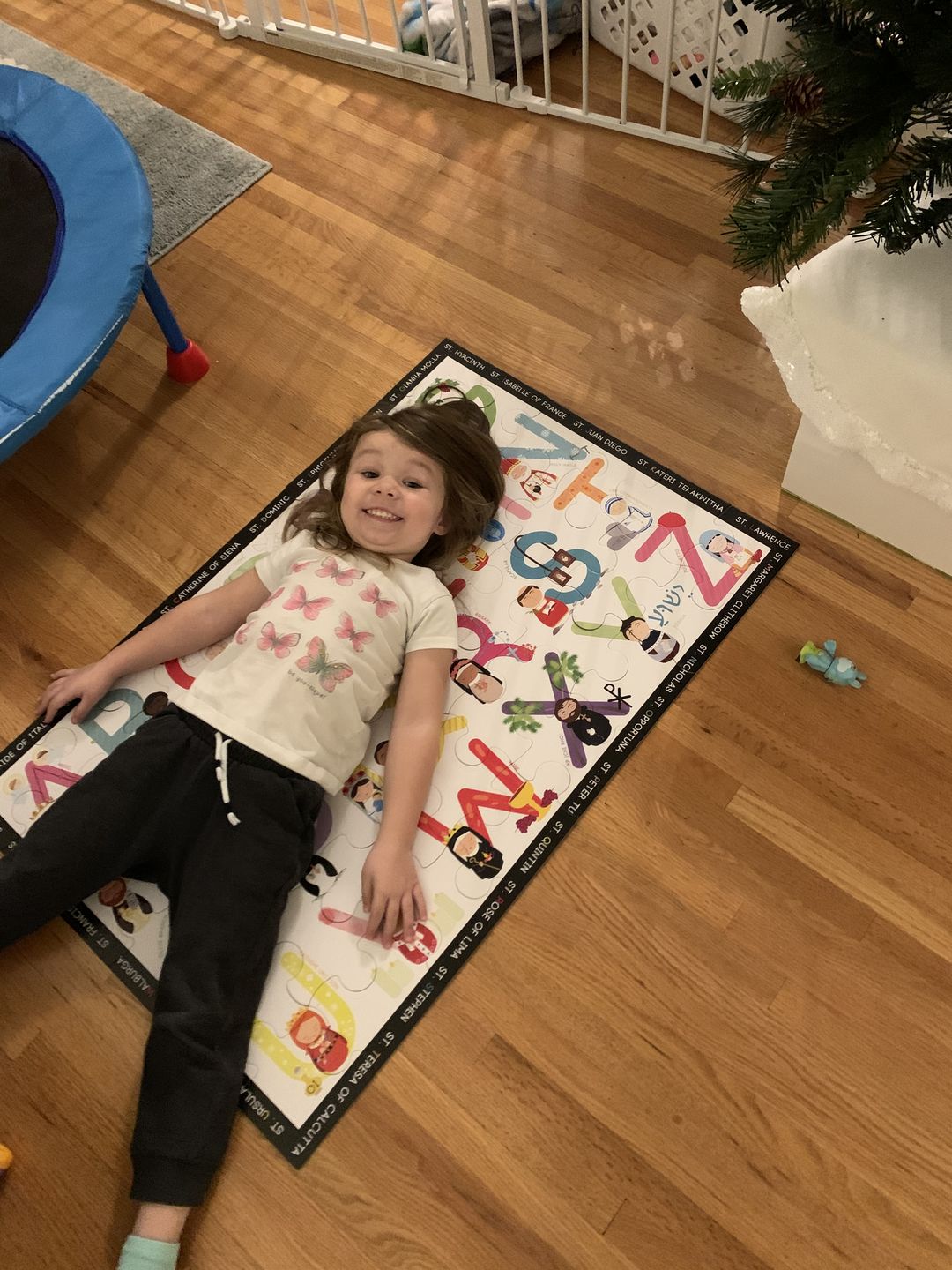 Customer photo review of Mary Garden Counting Search & Find Giant Floor Puzzle 24" x 36"