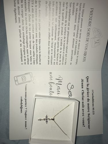 Customer photo review of Collier  DEUTÉRONOME