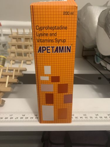 Customer photo review of Apetamin Vitamin weight gain syrup $17.99 | Fast Shipping within 2 days