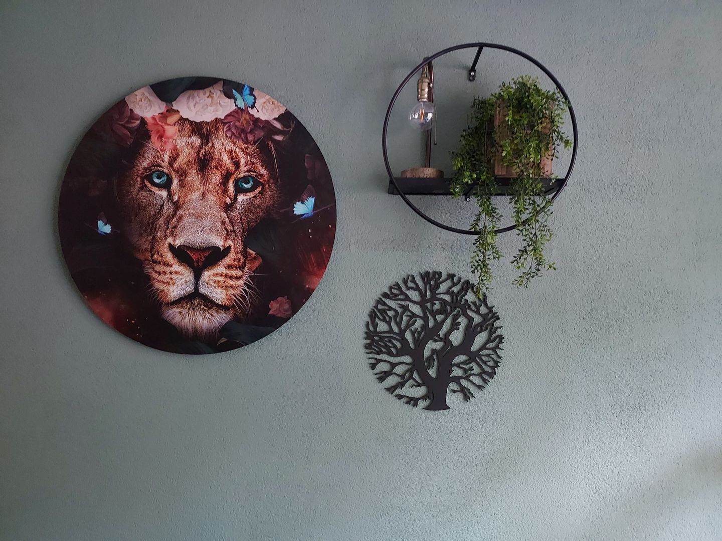 Customer photo review of Wanddecoratie | Levensboom rond