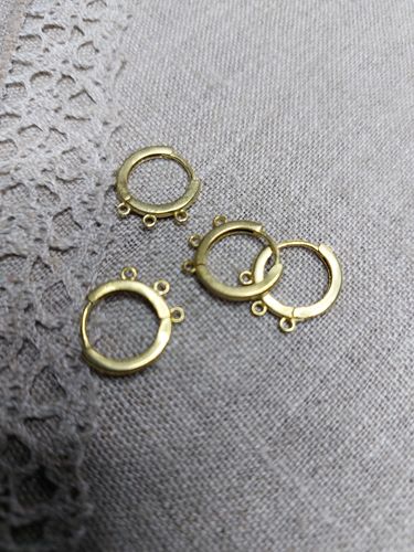 Customer photo review of Personalized stamping blank - Brass Round Connectors - Raw Brass Fan Pendant Necklace - Brass Connector Charms - 20.02x17.04x0.7mm - PP2648