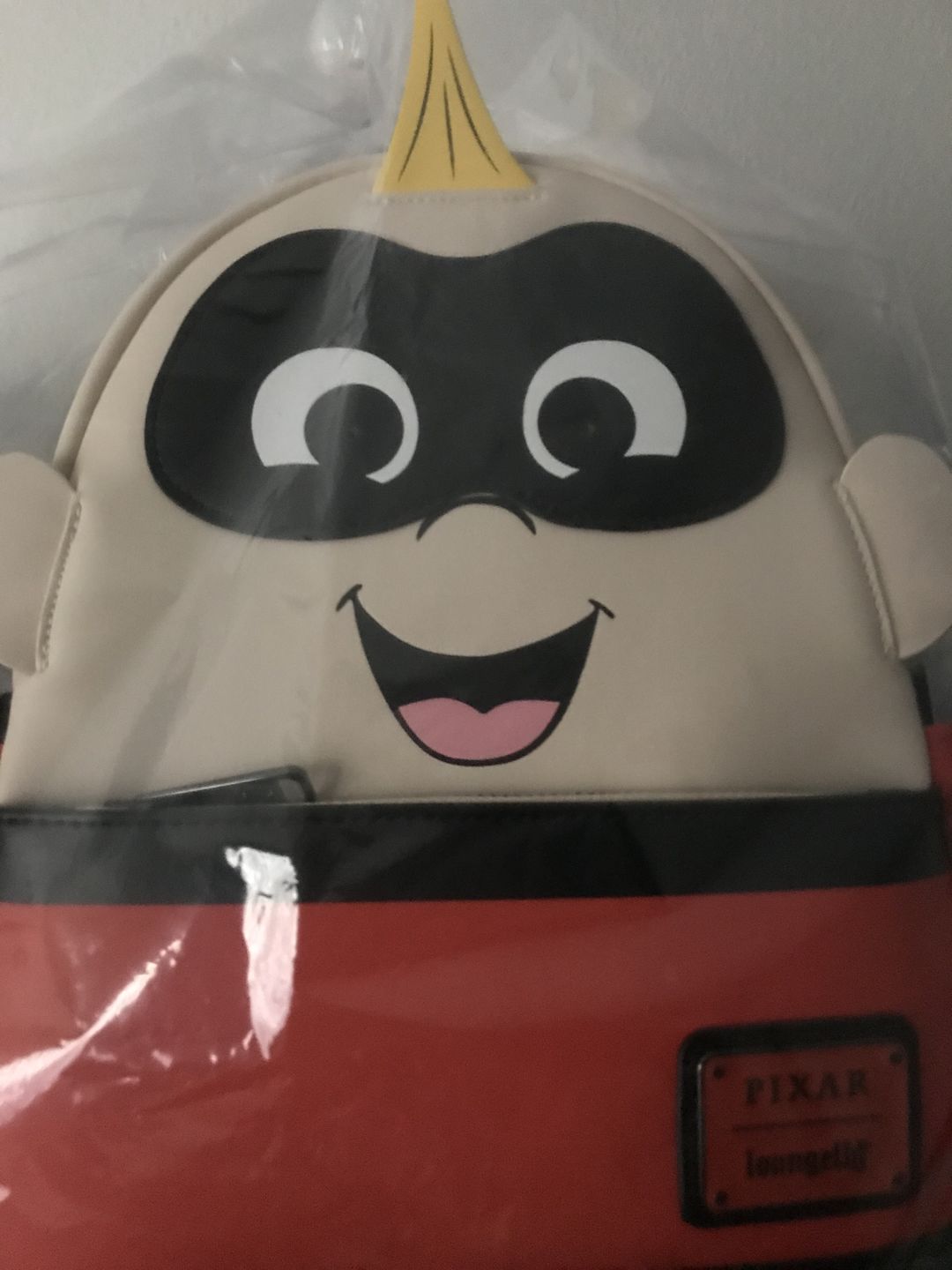 Customer photo review of D23 707 Street Exclusive Limited Edition - Loungefly Pixar Incredibles Jack Jack Light-Up Cosplay Mini Backpack