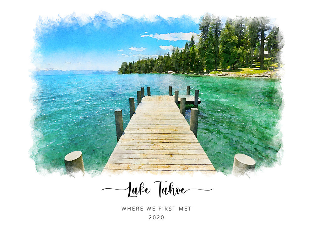 Customer photo review of Custom Favorite Place Portrait