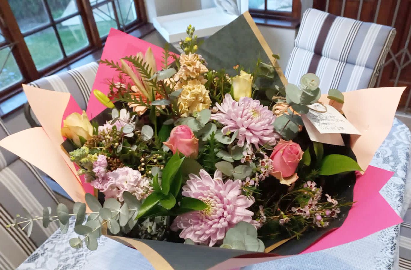 Customer photo review of Pink Flower Bunch