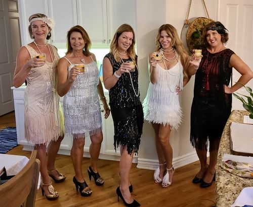 Customer photo review of Feather&Sequined Sweet Mini Dress