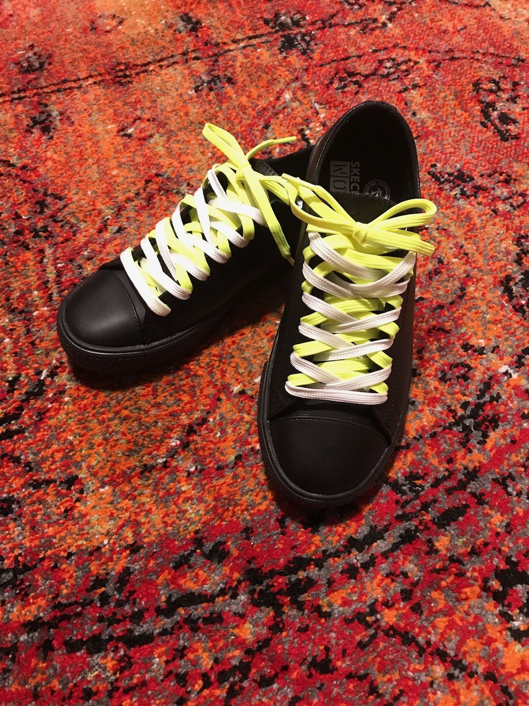 Customer photo review of Flat Standard Shoe Laces - Solids