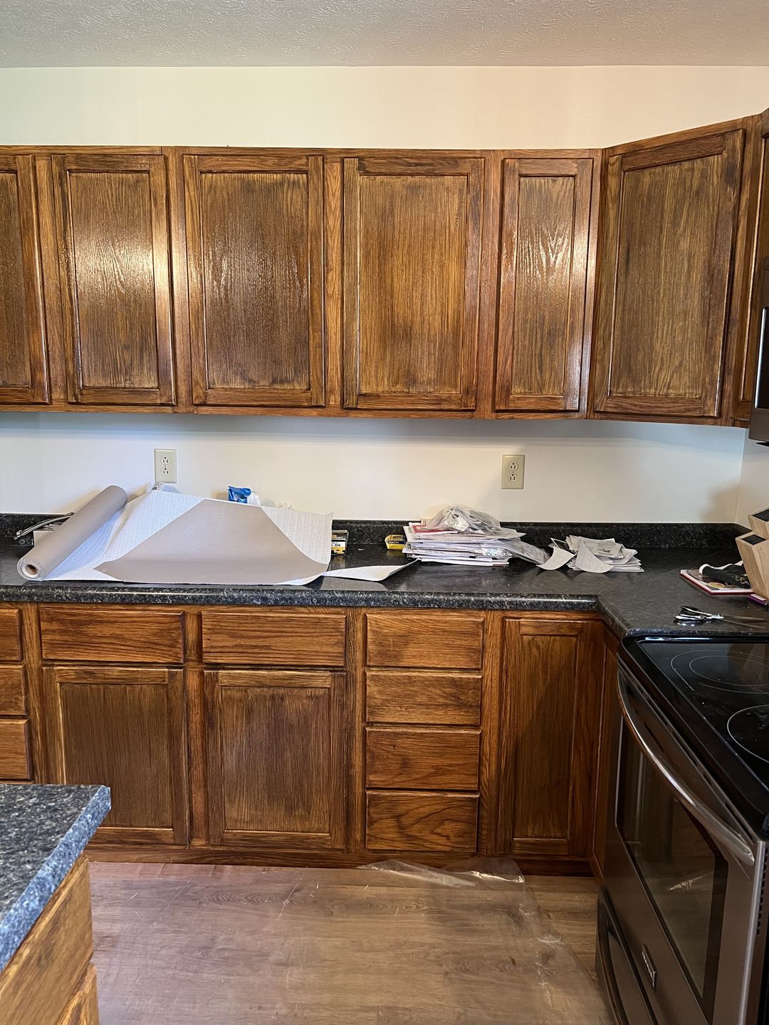 Customer photo review of English Walnut - Gel Stain