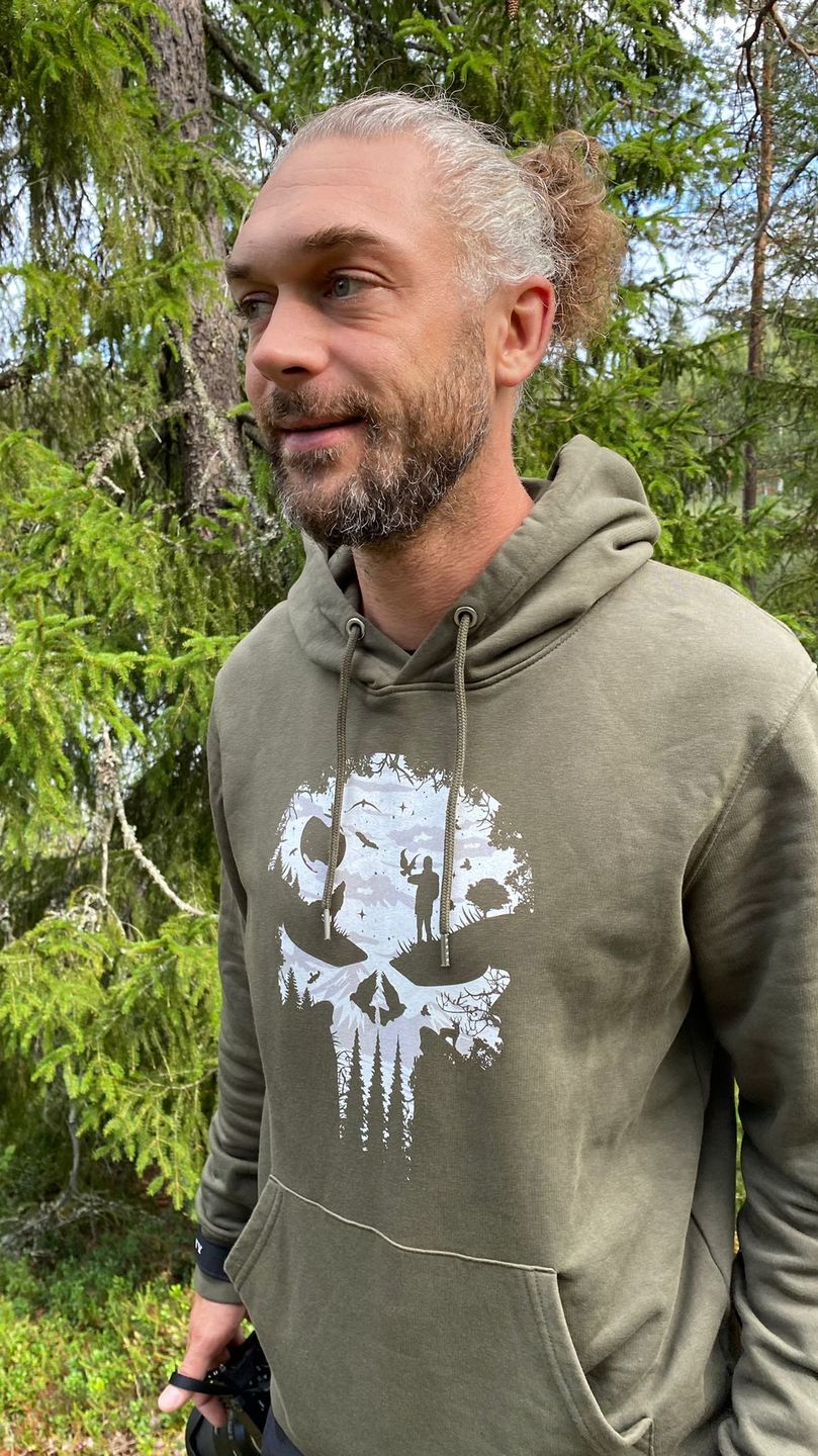Customer photo review of Nature Skull  - Bio Unisex Hoodie (PREMIUM)