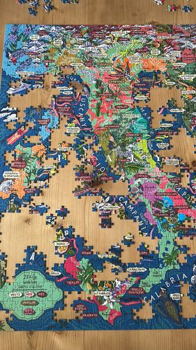 Customer photo review of Wine Puzzle - Italy