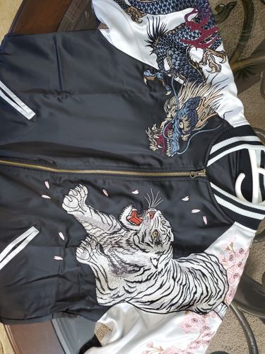 Customer photo review of Four Legendary Creatures Sukajan Souvenir Jacket