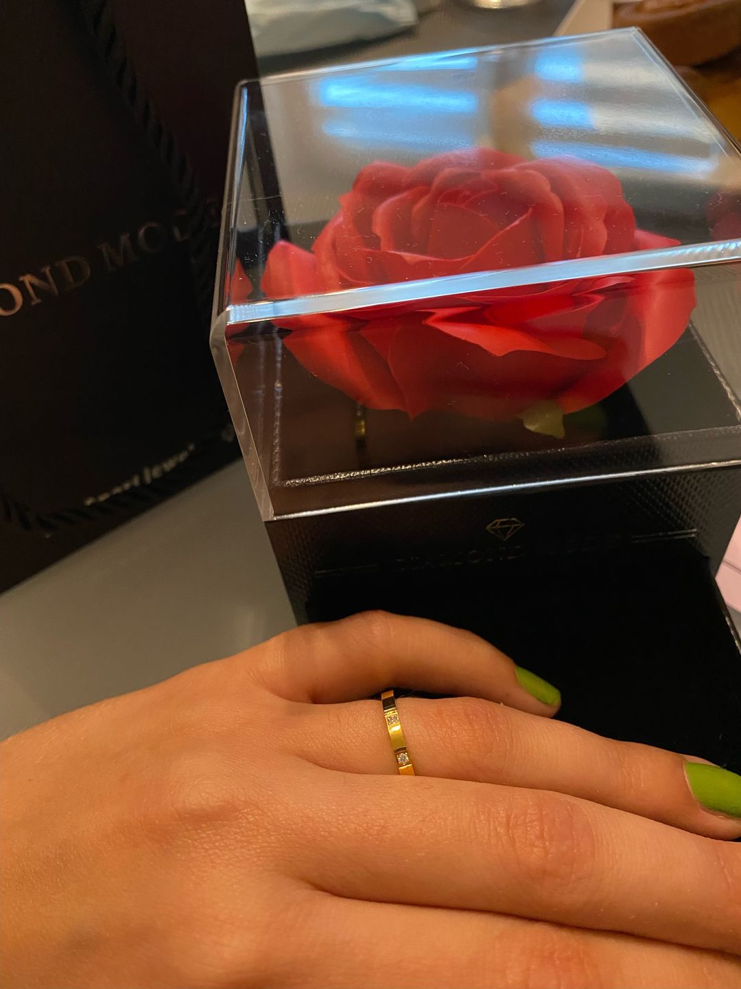 Customer photo review of Rosenbox | Geschenk Verpackung