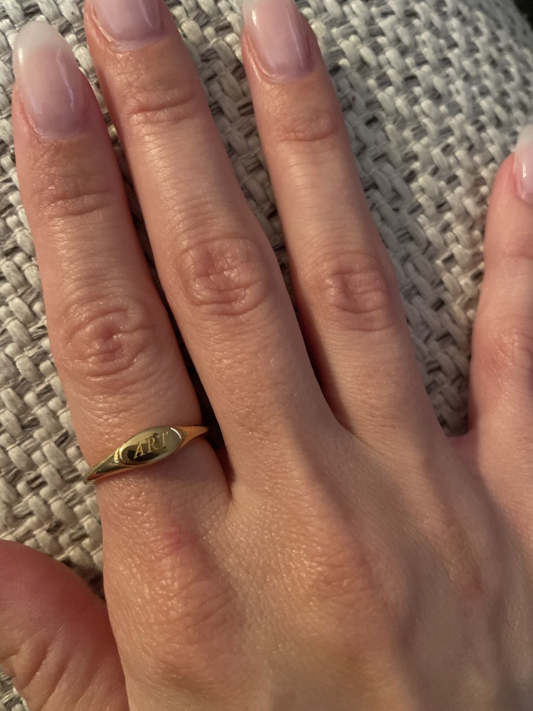 Customer photo review of Art Ring - Gold
