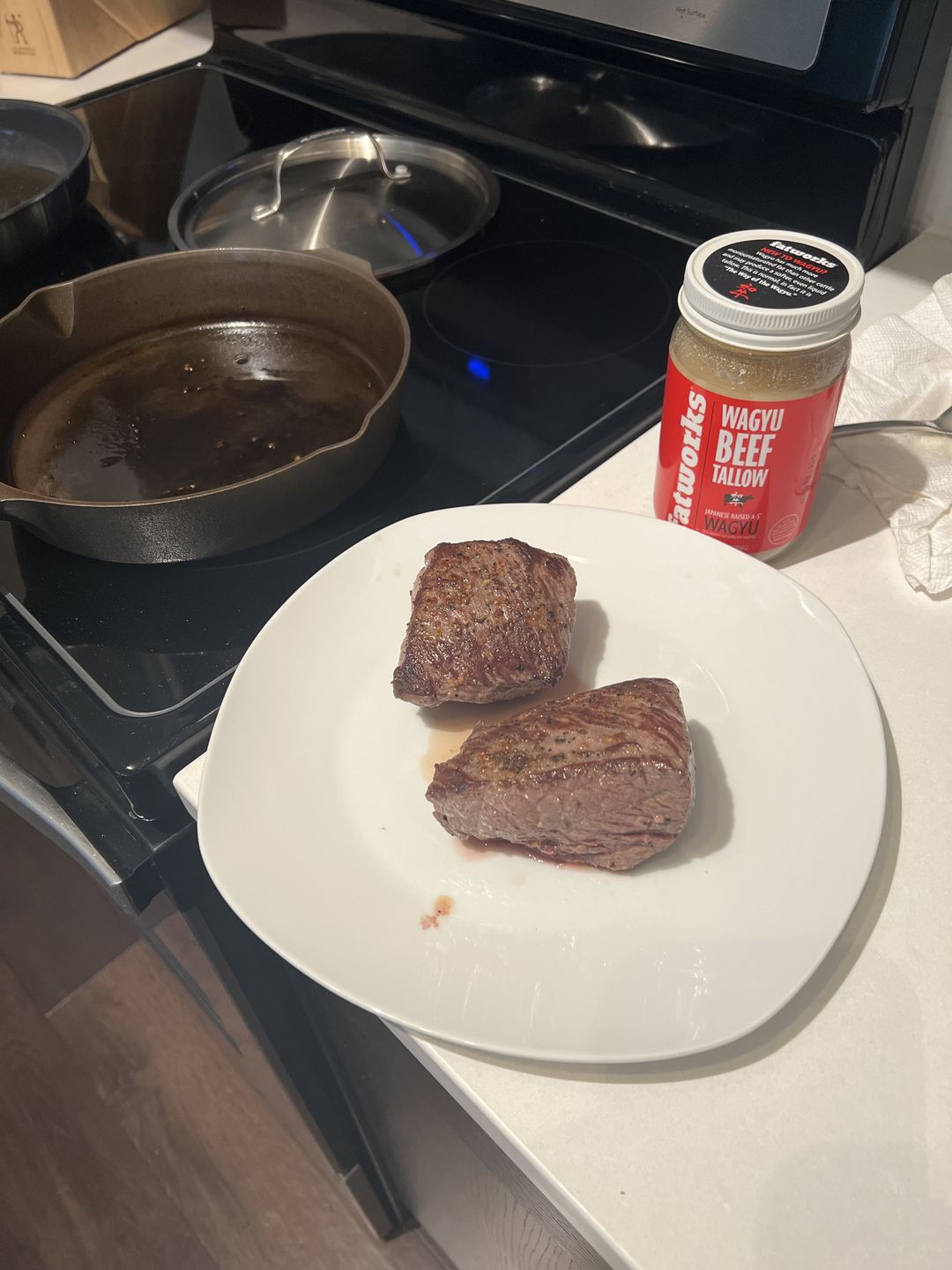 Customer photo review of American Wagyu Tallow 14 oz