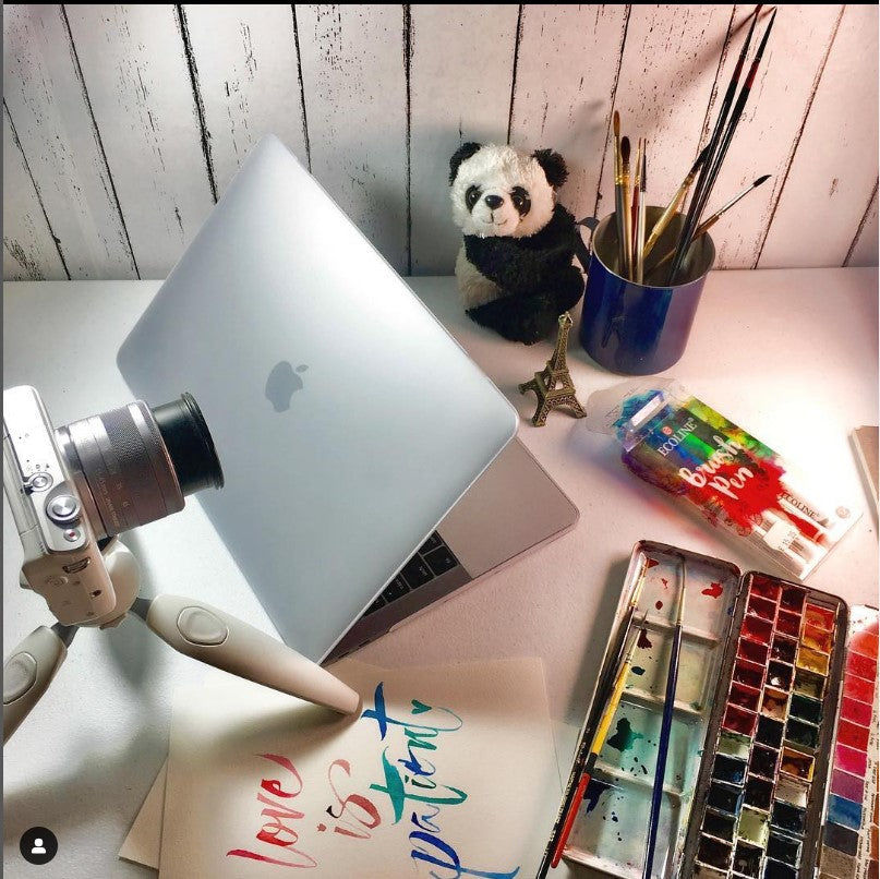 Customer photo review of Clear Frost Macbook Case