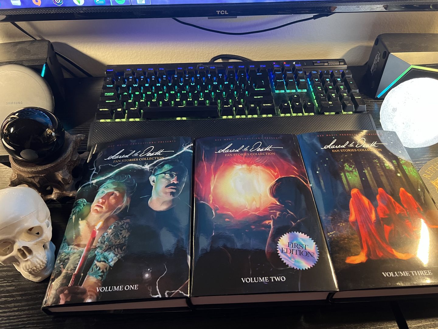 Customer photo review of Scared To Death Book Vol One UNSIGNED