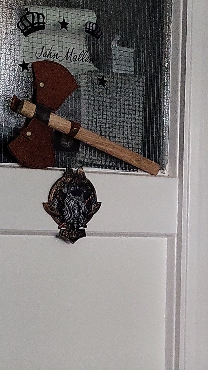 Customer photo review of Double Bit Thrower - Raven Forge