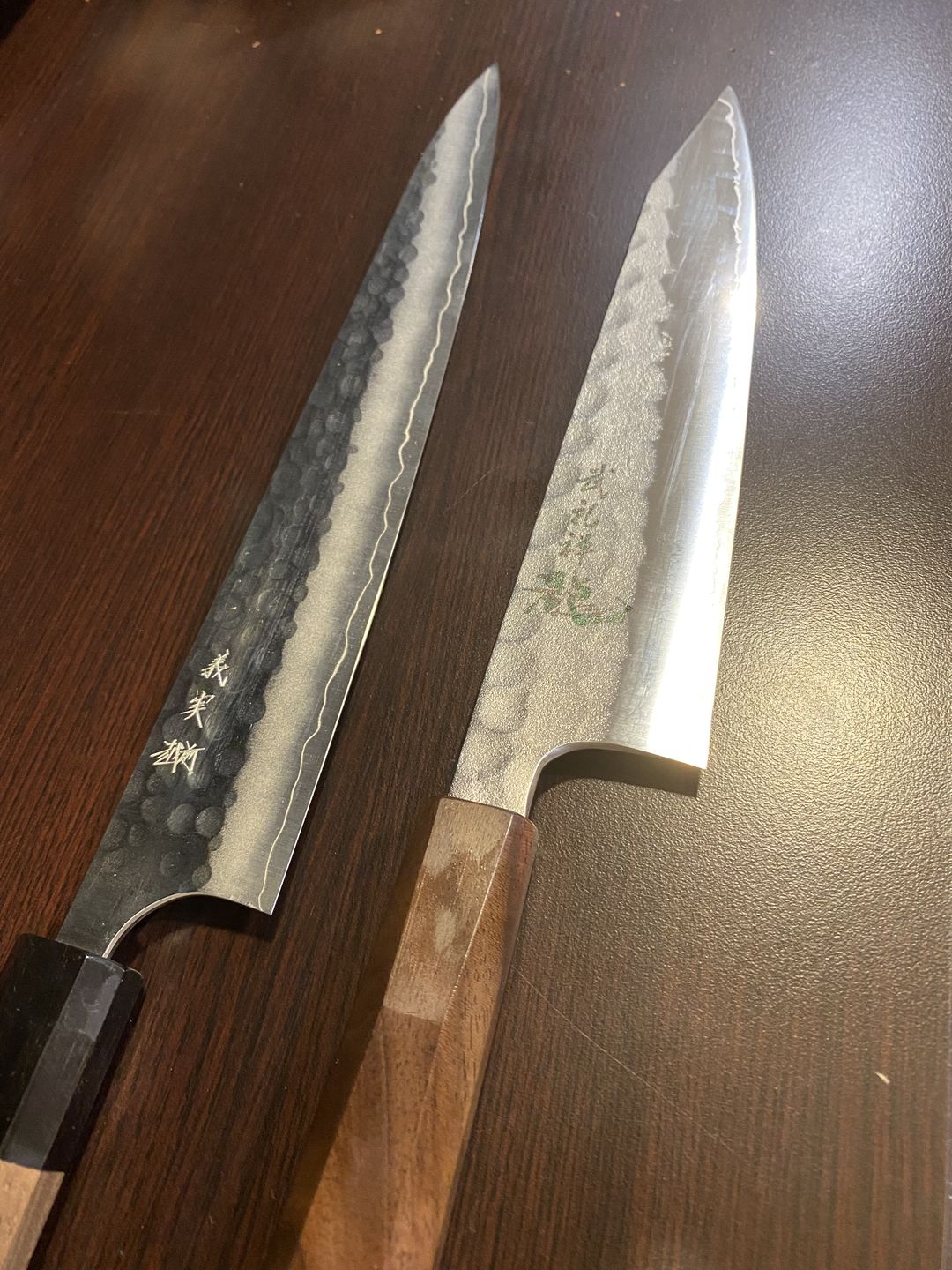 Customer photo review of Ryusen Hamono Blazen Gyuto 210