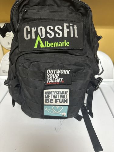 Customer photo review of Outwork Your Talent™ (Velcro Patch)