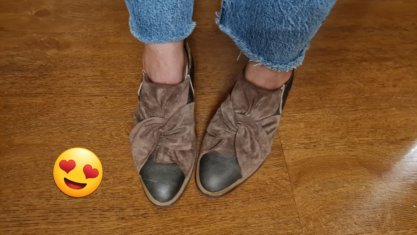 Customer photo review of Zapatos AGACHADIZA C6