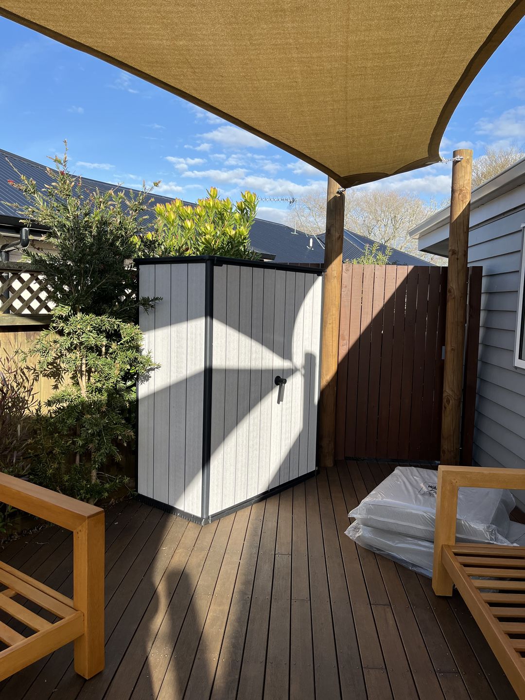 Customer photo review of High Store Plus Shed