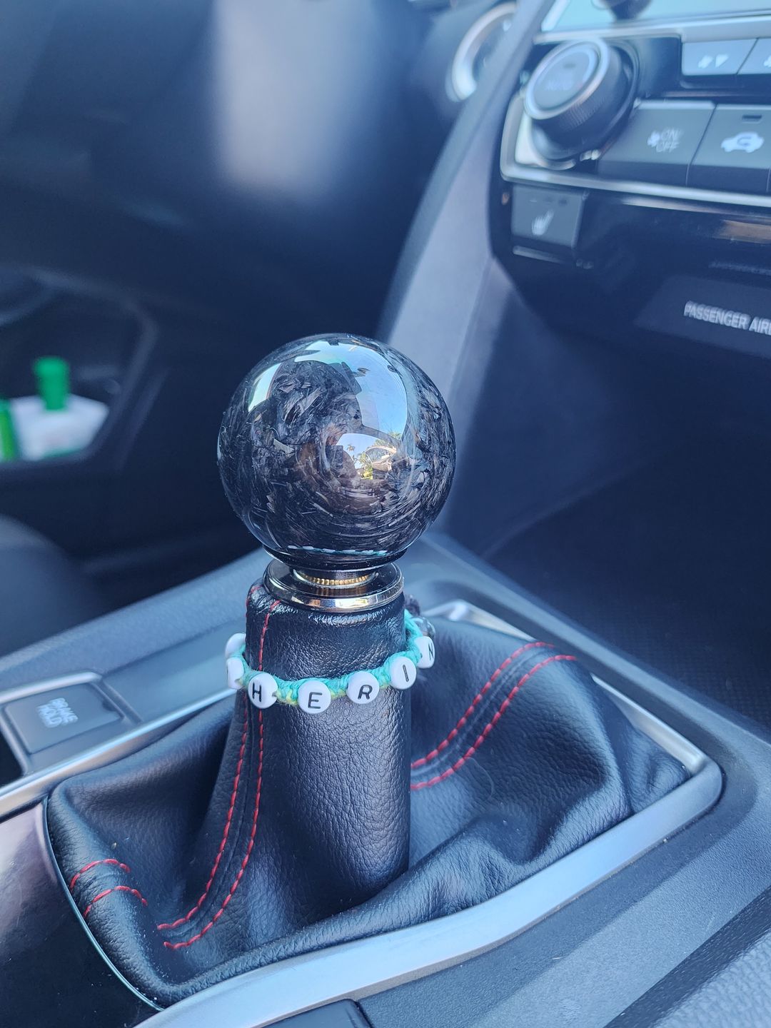 Customer photo review of Forged Carbon Fiber Shift Knob
